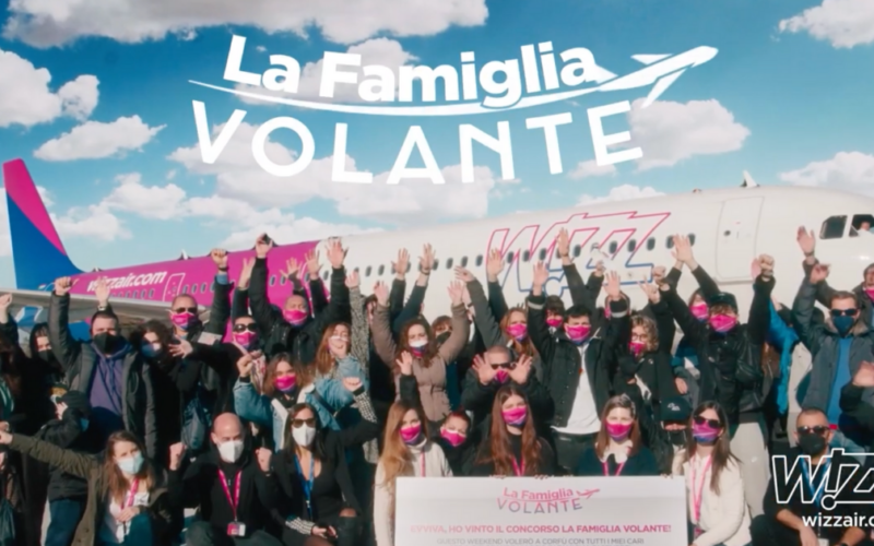 Un grande successo per l’eccezionale concorso “La Famiglia Volante”, nato dalla collaborazione tra Wizz Air e Different.
