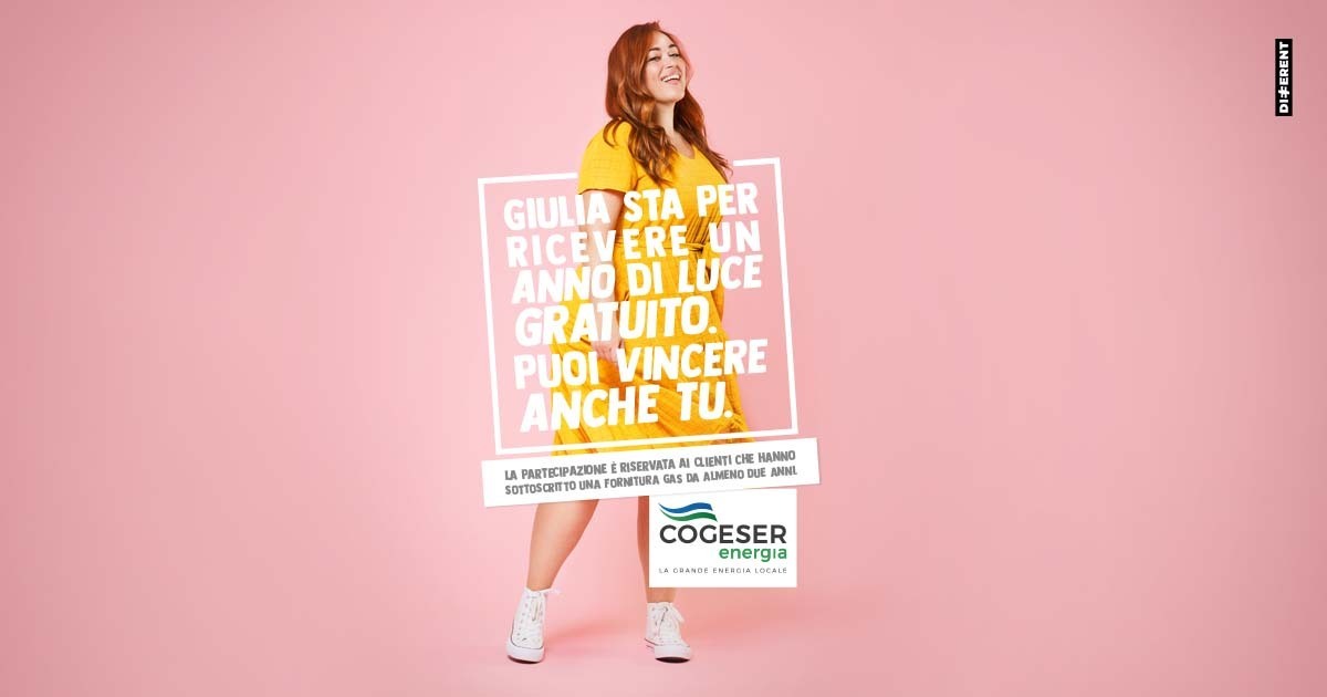 Cogeser Energia premia i clienti più fedeli con la nuova campagna realizzata da Different